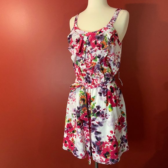 Express Women's Floral Sleeveless dress - Size Medium - NWT - Picture 1 of 4